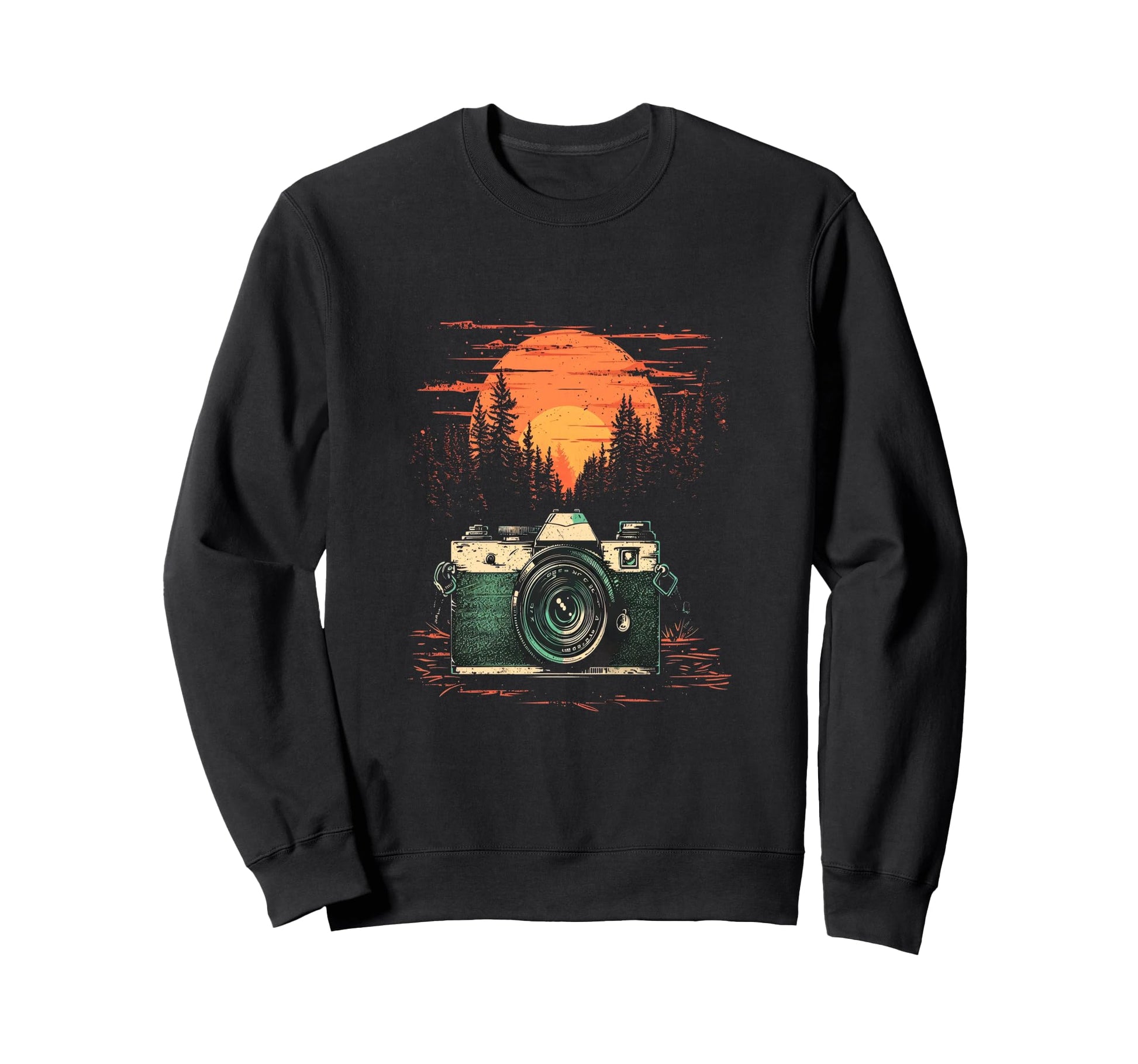 Photography Camera Forest Nature Sweatshirt - Trendy Graphic Men Women - T-Shirt, Sweatshirt, Hoodie