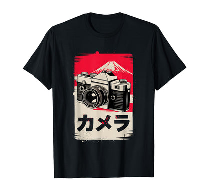 Japanese Analog Slr Camera T-Shirt - Streetwear Style for Adults - T-Shirt, Sweatshirt, Hoodie