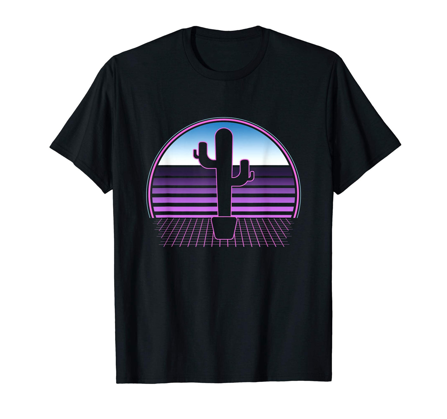 Cactus 80S Vaporwave Aesthetic T-Shirt - Novelty Apparel Men Women - T-Shirt, Sweatshirt, Hoodie