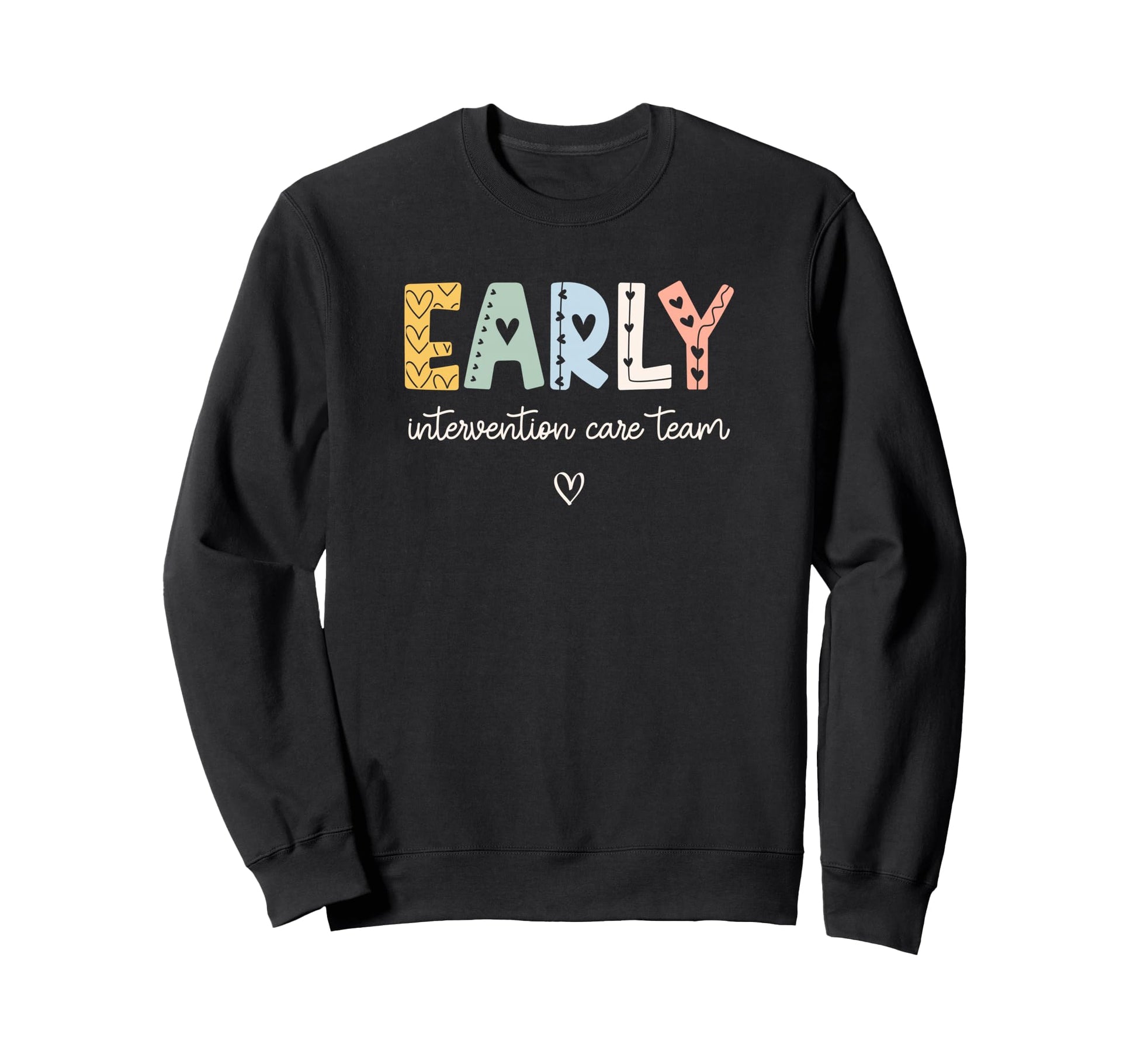 Early Intervention Specialist Ei Sweatshirt - Minimalist Print Men Women - T-Shirt, Sweatshirt, Hoodie