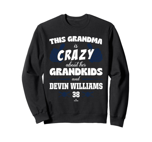 Grandma Crazy Devin Williams Sweatshirt - Casual Everyday Wear for Adults - T-Shirt, Sweatshirt, Hoodie