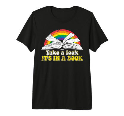 Love Reading Love Rainbows Gift T-Shirt - Novelty Apparel for Adults - T-Shirt, Sweatshirt, Hoodie