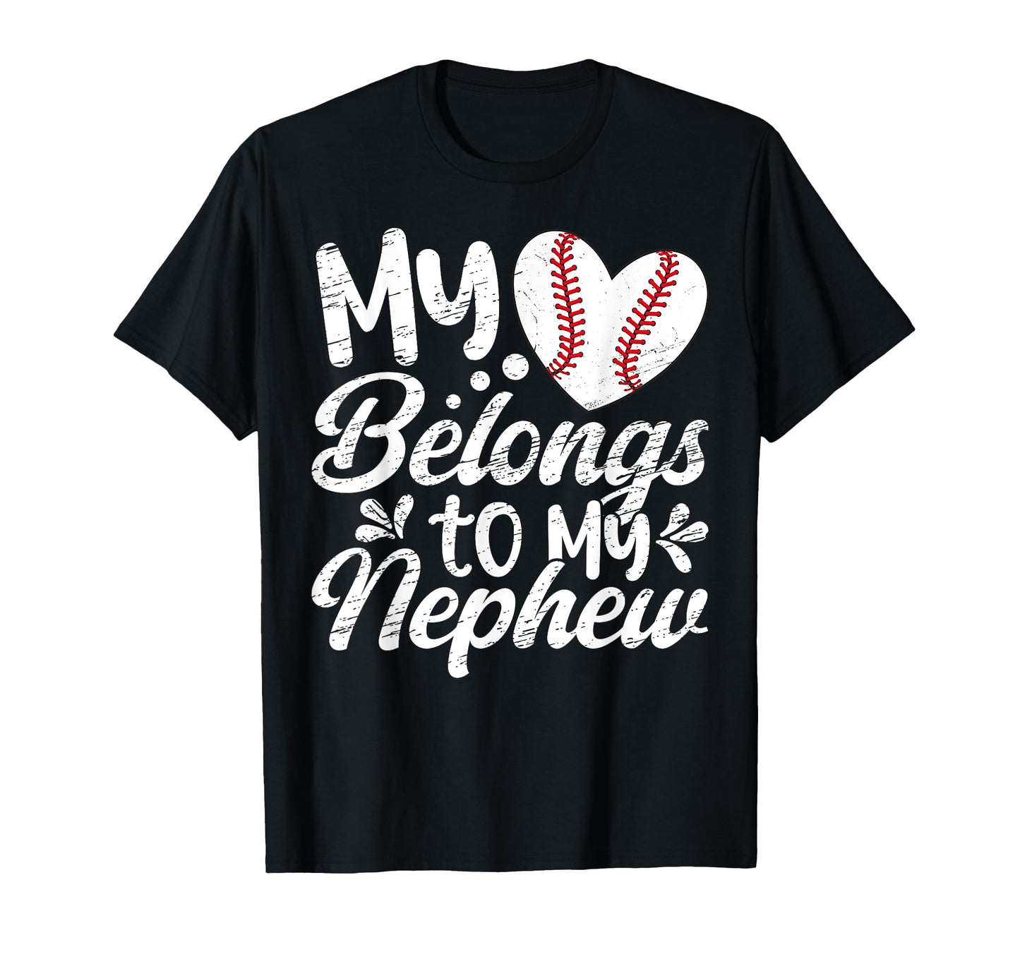 My Heart Baseball Aunt Baseball Player T-Shirt - Aesthetic Graphic Unisex - T-Shirt, Sweatshirt, Hoodie
