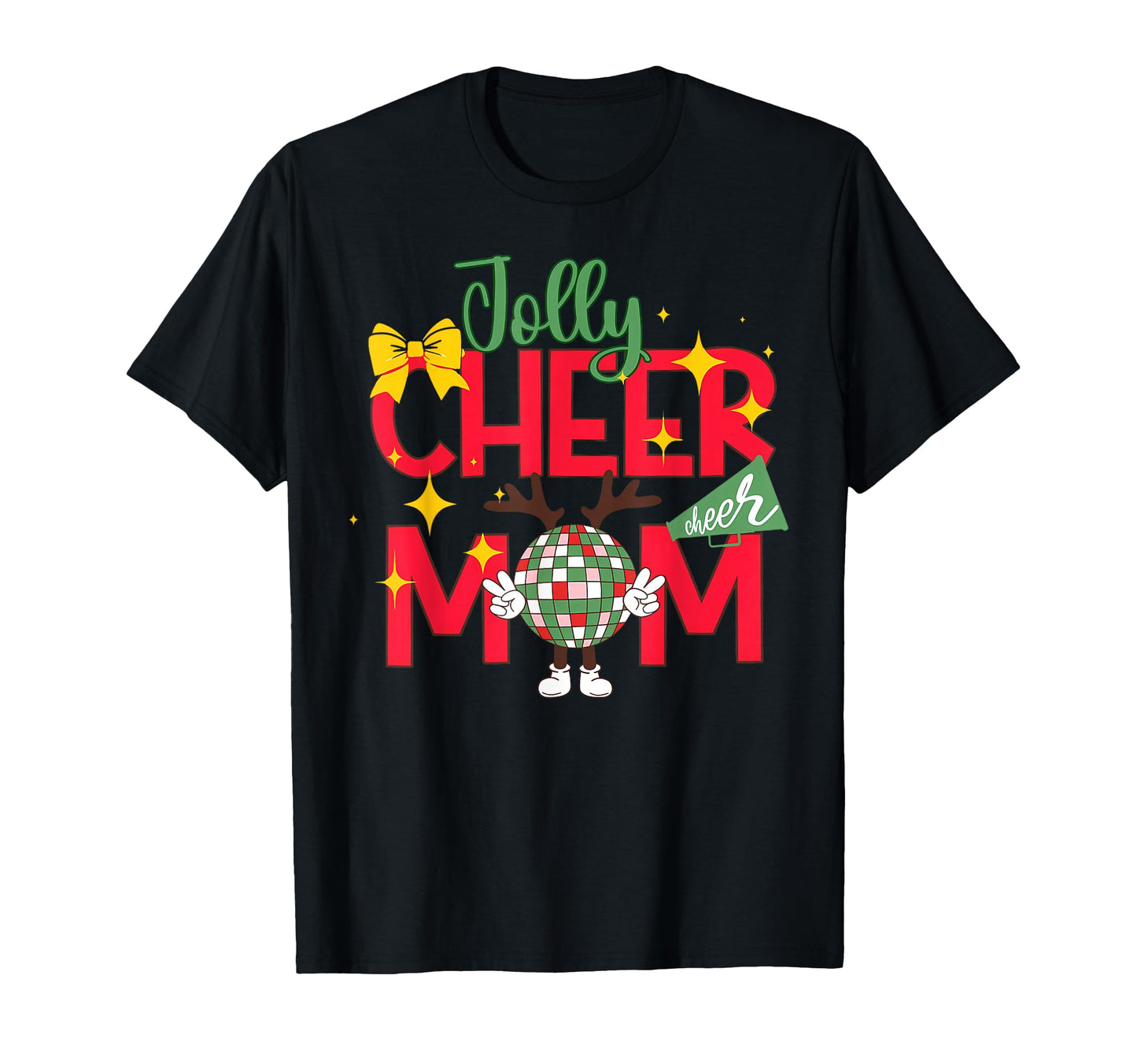 Cheer Mom Cheerleader Cheerleading T-Shirt - Graphic Print for Adults - T-Shirt, Sweatshirt, Hoodie