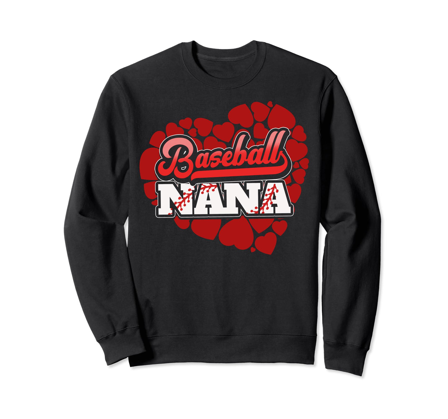 Baseball Nana Grandma Grandson Sweatshirt - Casual Everyday Wear Unisex - T-Shirt, Sweatshirt, Hoodie