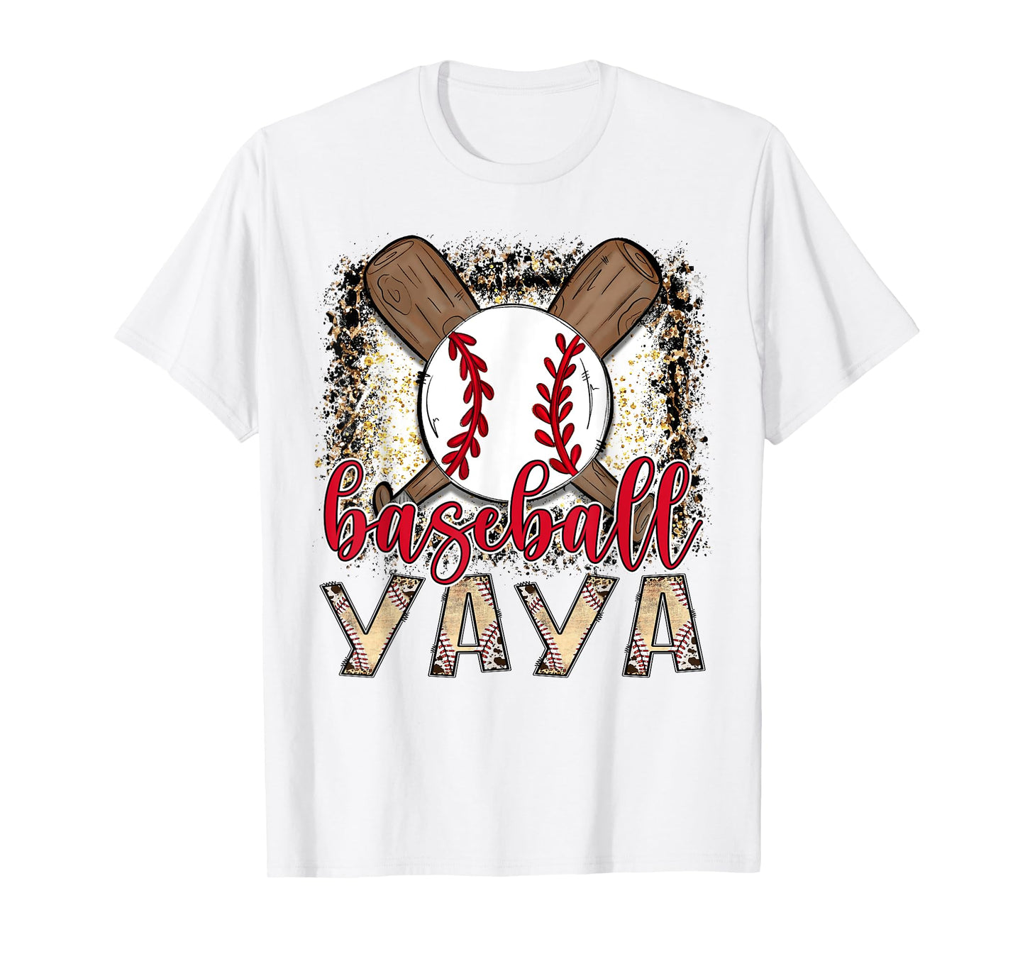 Baseball Yaya Leopard Proud Ball Yaya T-Shirt - Minimalist Print Unisex - T-Shirt, Sweatshirt, Hoodie