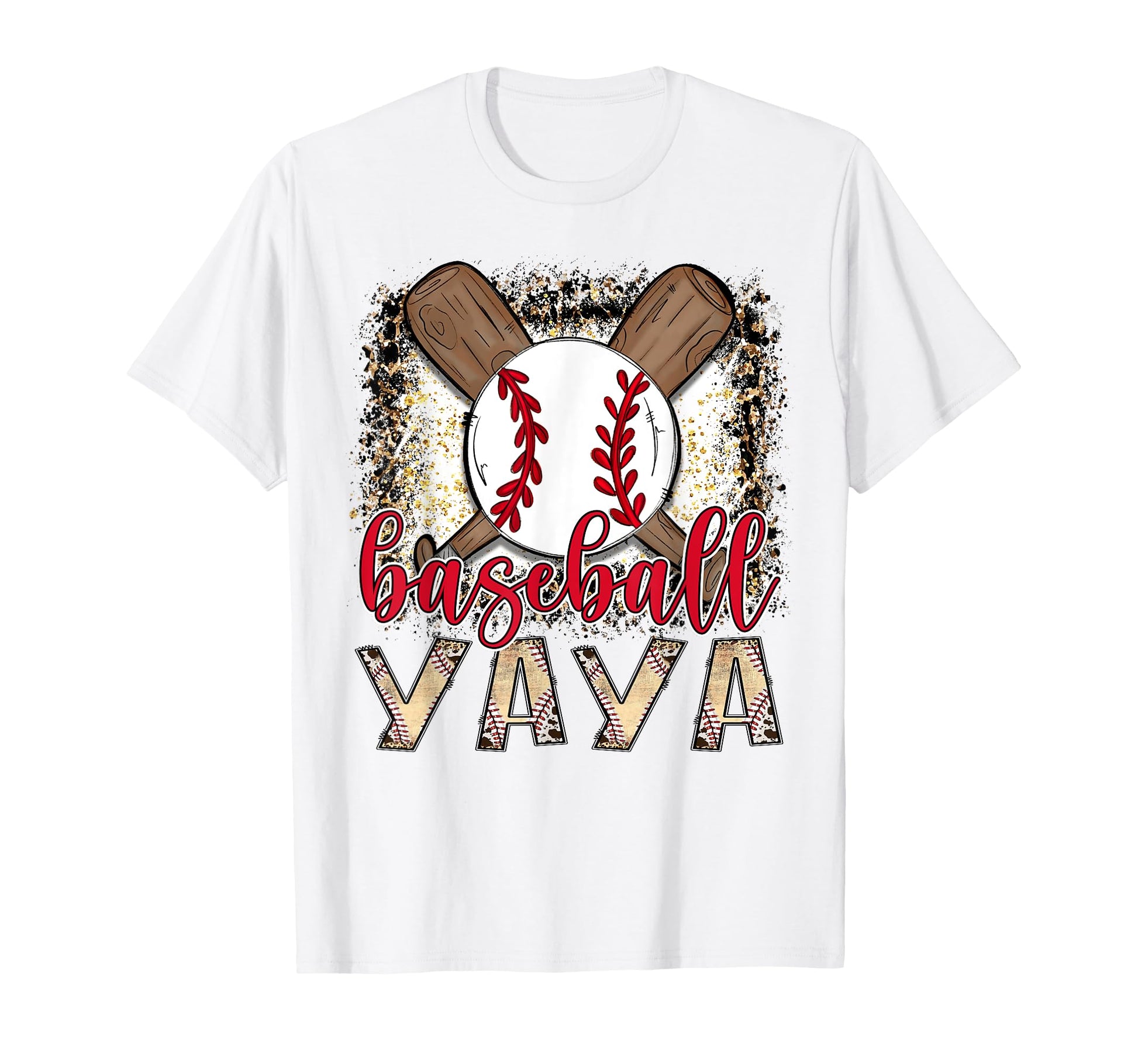 Baseball Yaya Leopard Proud Ball Yaya T-Shirt - Minimalist Print Unisex - T-Shirt, Sweatshirt, Hoodie