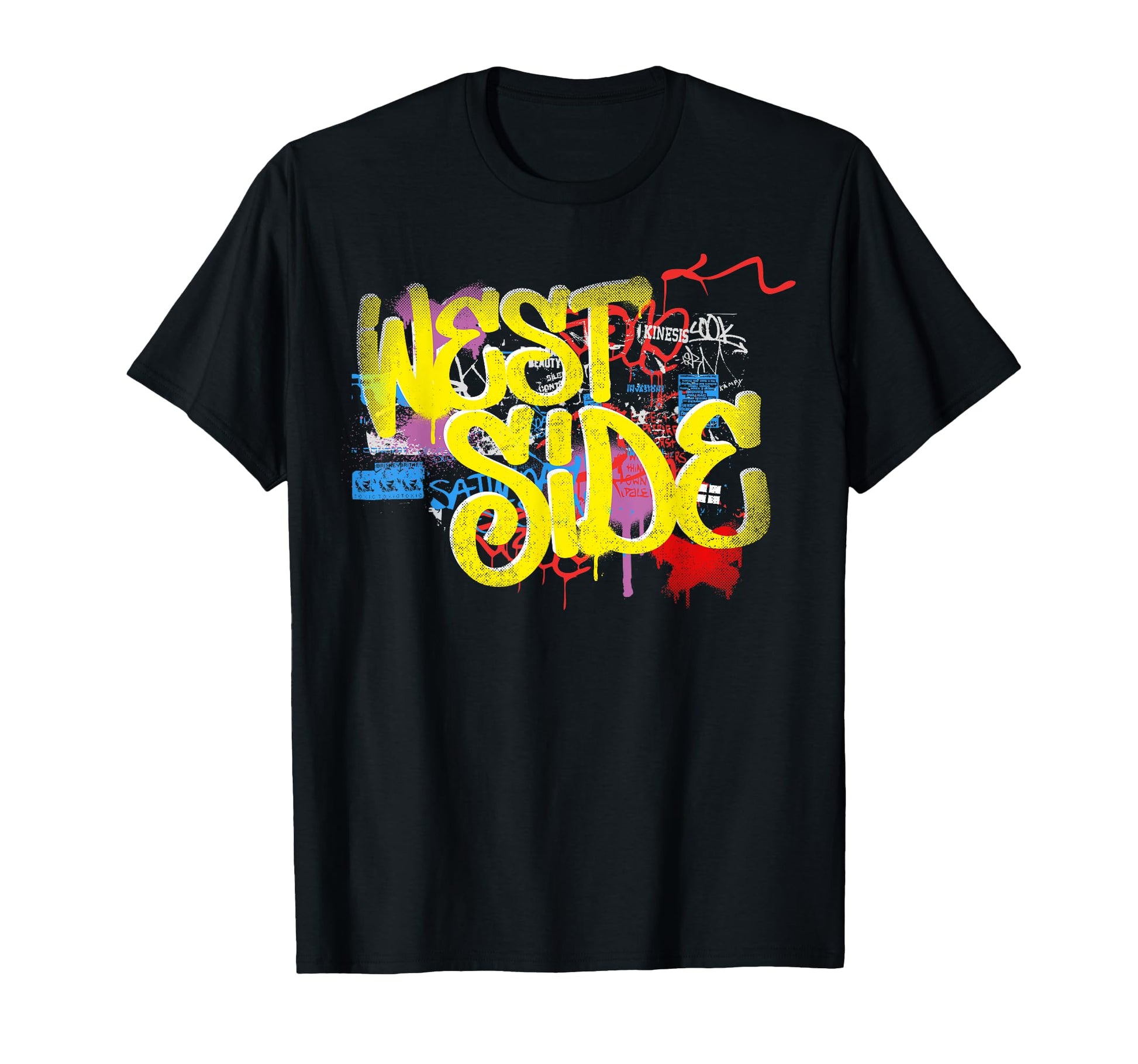 Fresh West Side 80S 90S Hip Hop Rap Old T-Shirt - Custom Art Print Unisex - T-Shirt, Sweatshirt, Hoodie