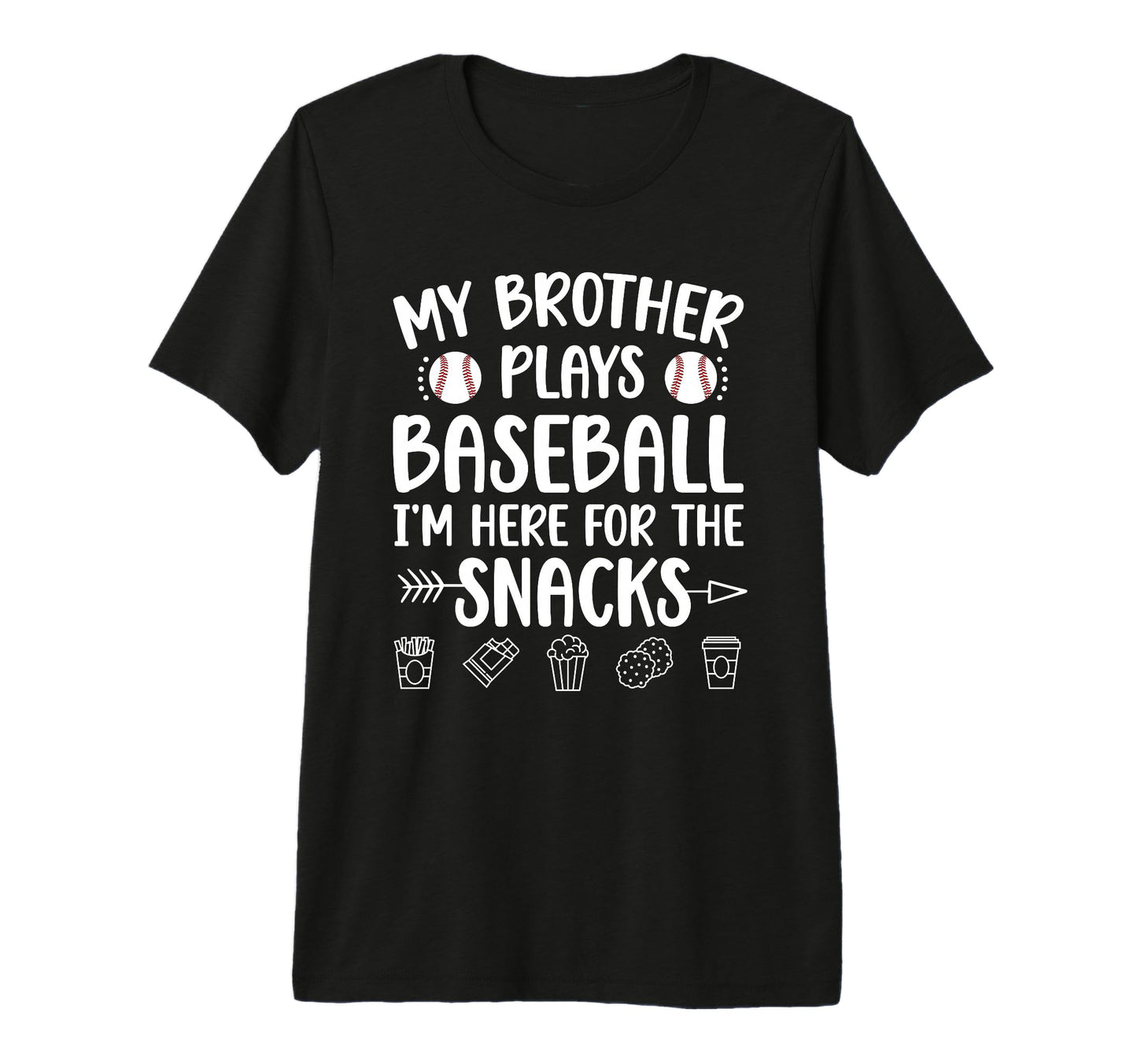 My Brother Plays Baseball Sister T-Shirt - Aesthetic Graphic Unisex - T-Shirt, Sweatshirt, Hoodie