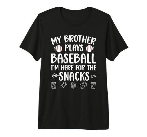 My Brother Plays Baseball Sister T-Shirt - Aesthetic Graphic Unisex - T-Shirt, Sweatshirt, Hoodie