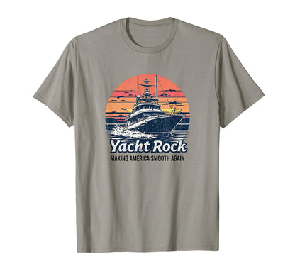 Yacht Rock Party Boat Drinking Faded T-Shirt - Fun Novelty Design Unisex - T-Shirt, Sweatshirt, Hoodie