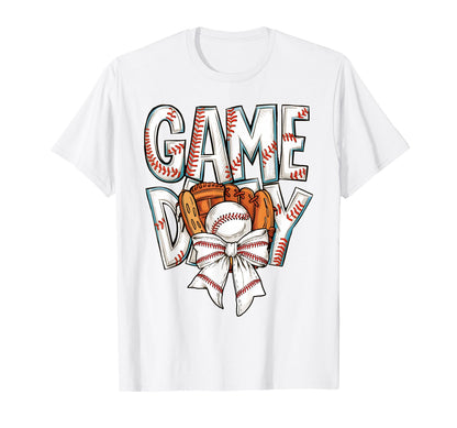 Game Day Baseball Shirts Baseball Mom T-Shirt - Unique Graphic Unisex - T-Shirt, Sweatshirt, Hoodie