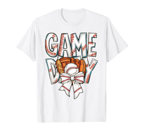 Game Day Baseball Shirts Baseball Mom T-Shirt - Unique Graphic Unisex - T-Shirt, Sweatshirt, Hoodie