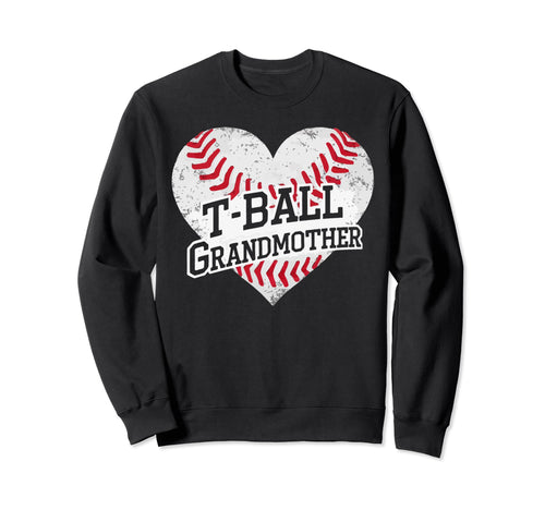 Baseball Grandma Grandmother Sweatshirt - Fun Novelty Design for Adults - T-Shirt, Sweatshirt, Hoodie