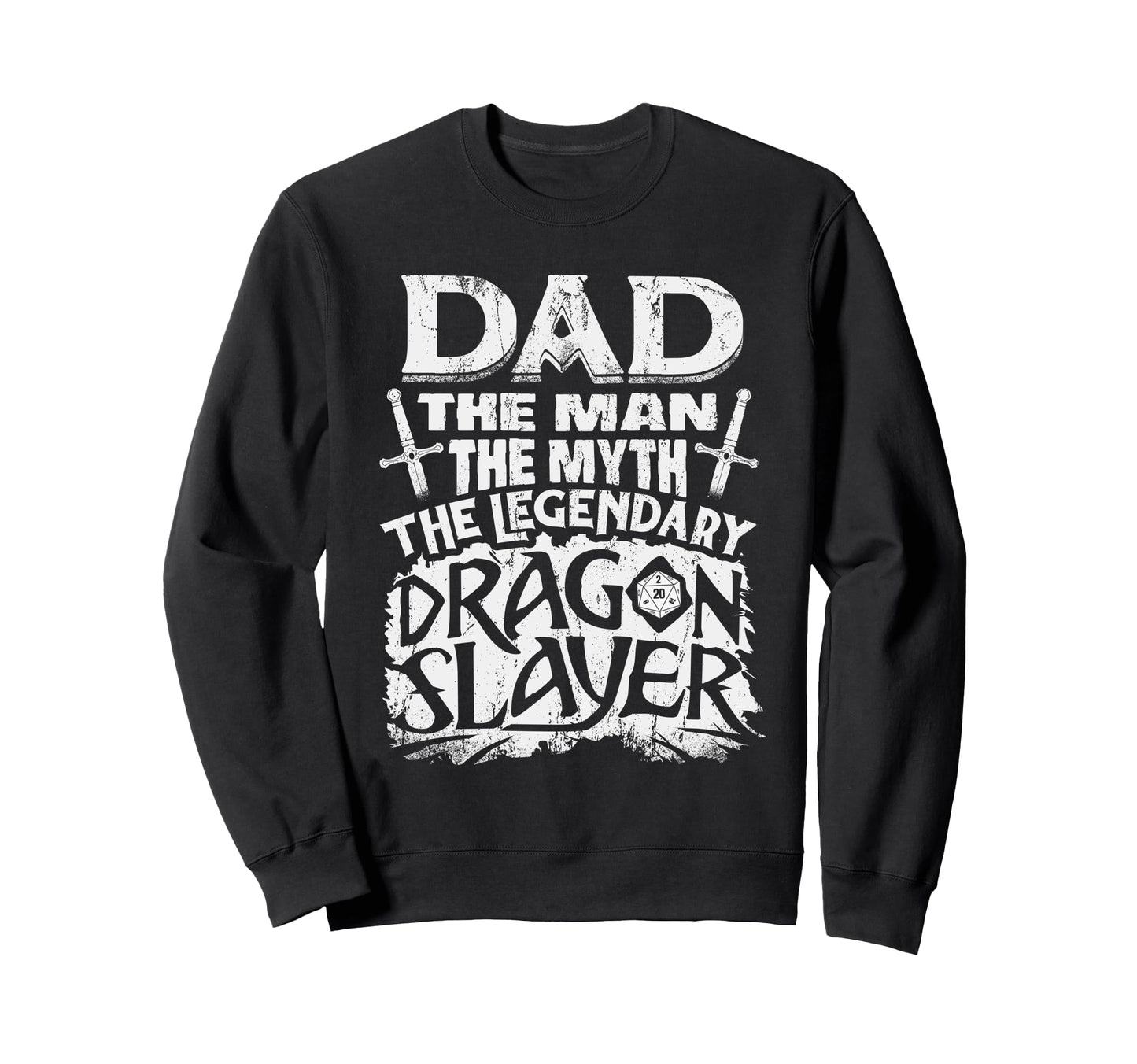 Dad Myth Funny Fathers Day Rpg Sweatshirt - Aesthetic Graphic Men Women - T-Shirt, Sweatshirt, Hoodie