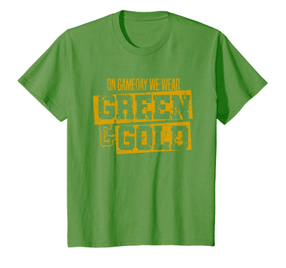 Green Gold Game Day Group High T-Shirt - Streetwear Style for Adults - T-Shirt, Sweatshirt, Hoodie