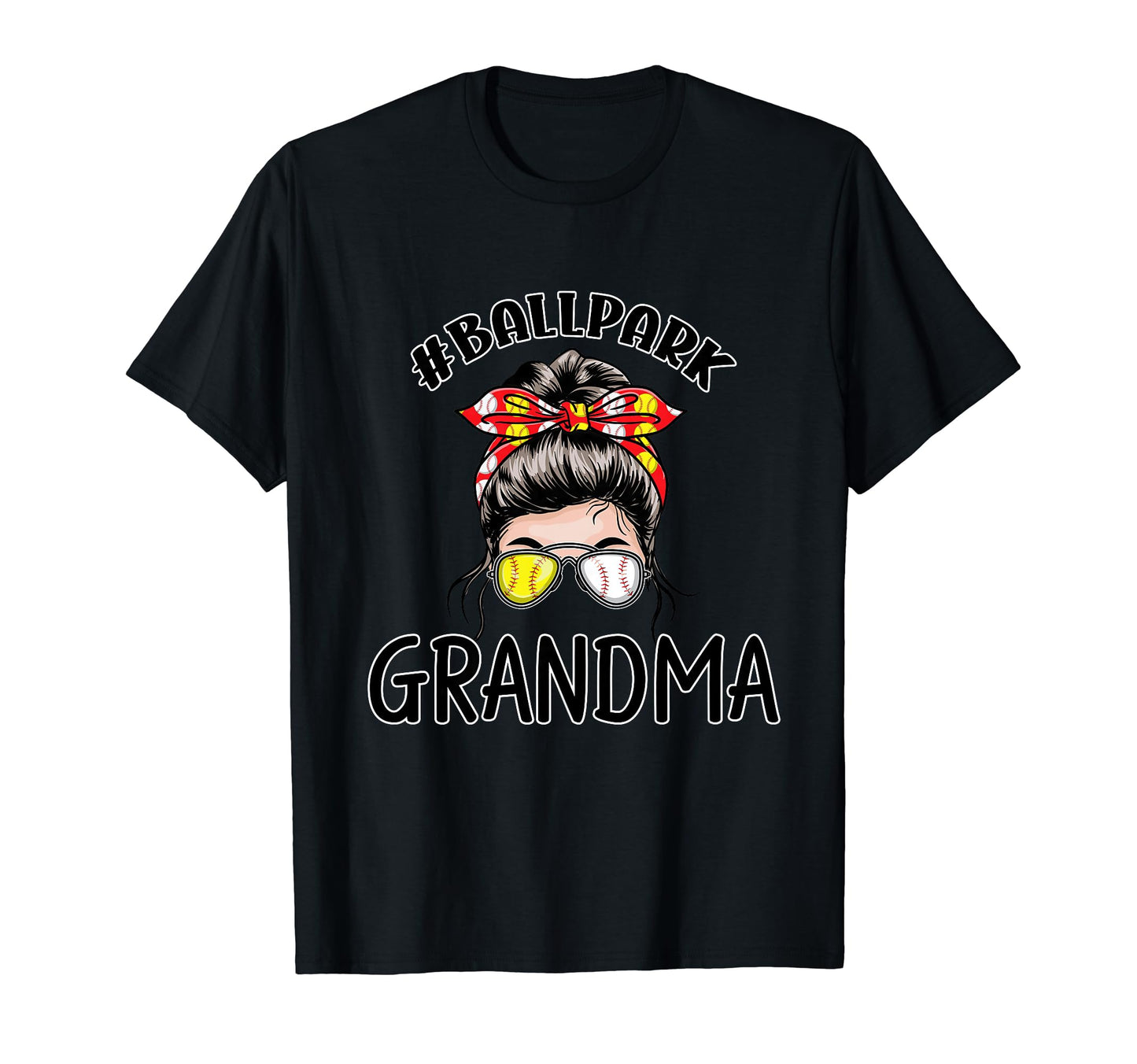 Baseball Grandma Ballpark Grandma T-Shirt - Trendy Graphic Men Women - T-Shirt, Sweatshirt, Hoodie