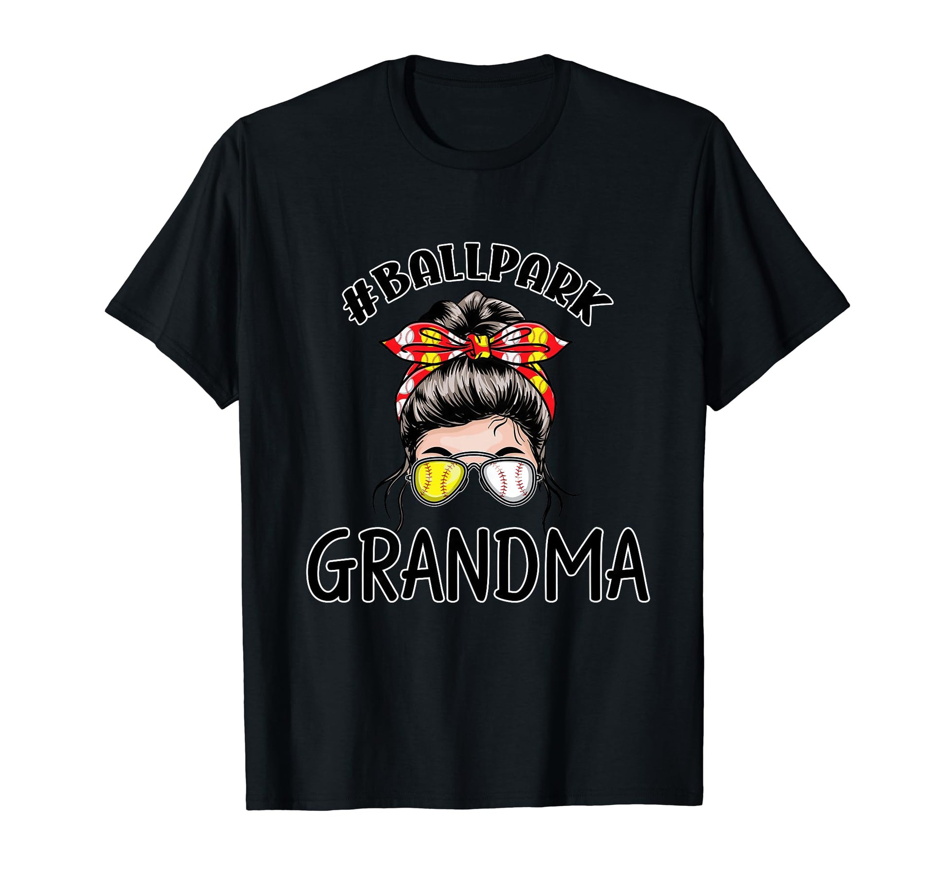 Baseball Grandma Ballpark Grandma T-Shirt - Trendy Graphic Men Women - T-Shirt, Sweatshirt, Hoodie