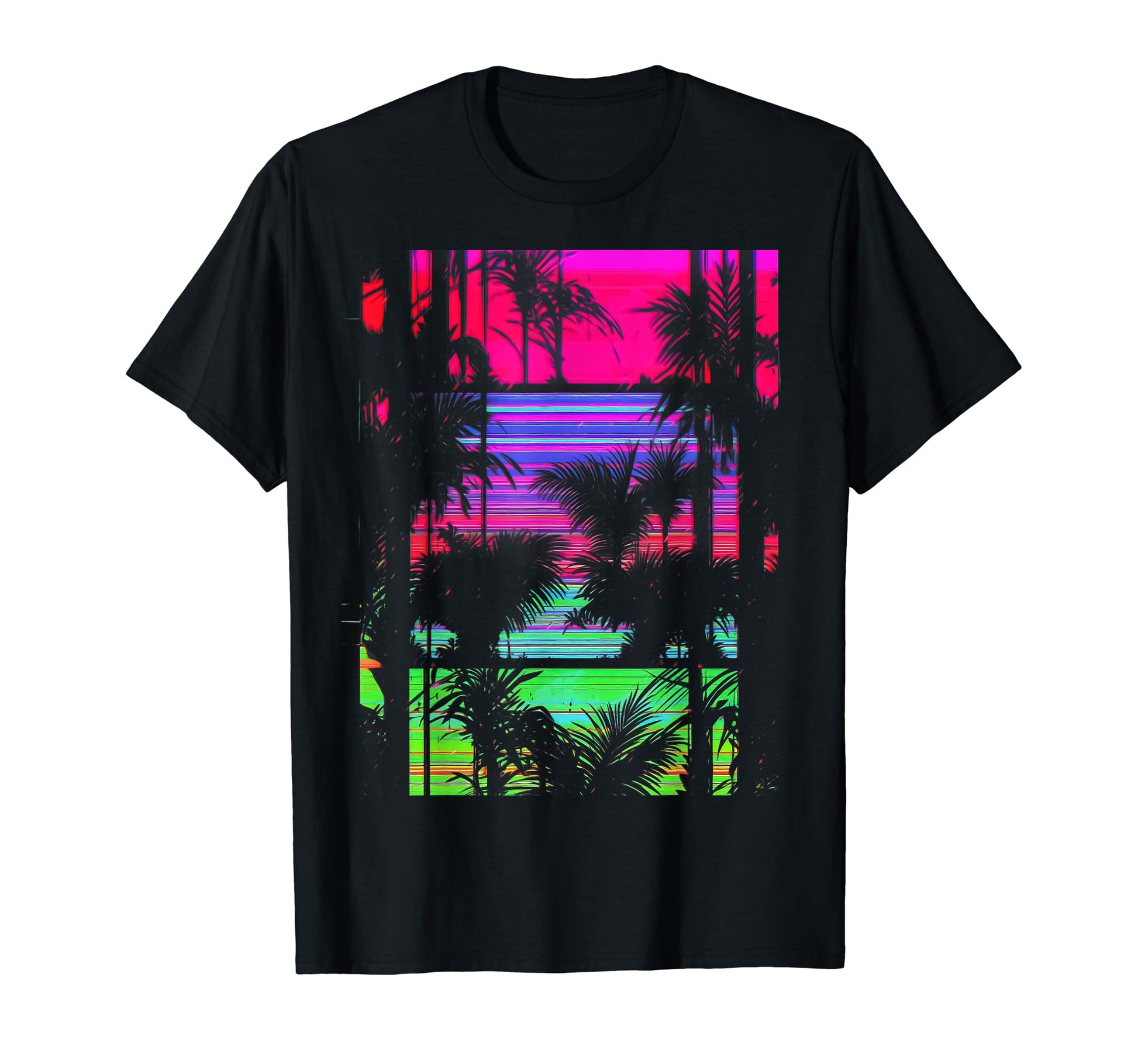 Vaporwave Synthwave Glitch 80S 90S Y2K T-Shirt - Novelty Apparel Unisex - T-Shirt, Sweatshirt, Hoodie