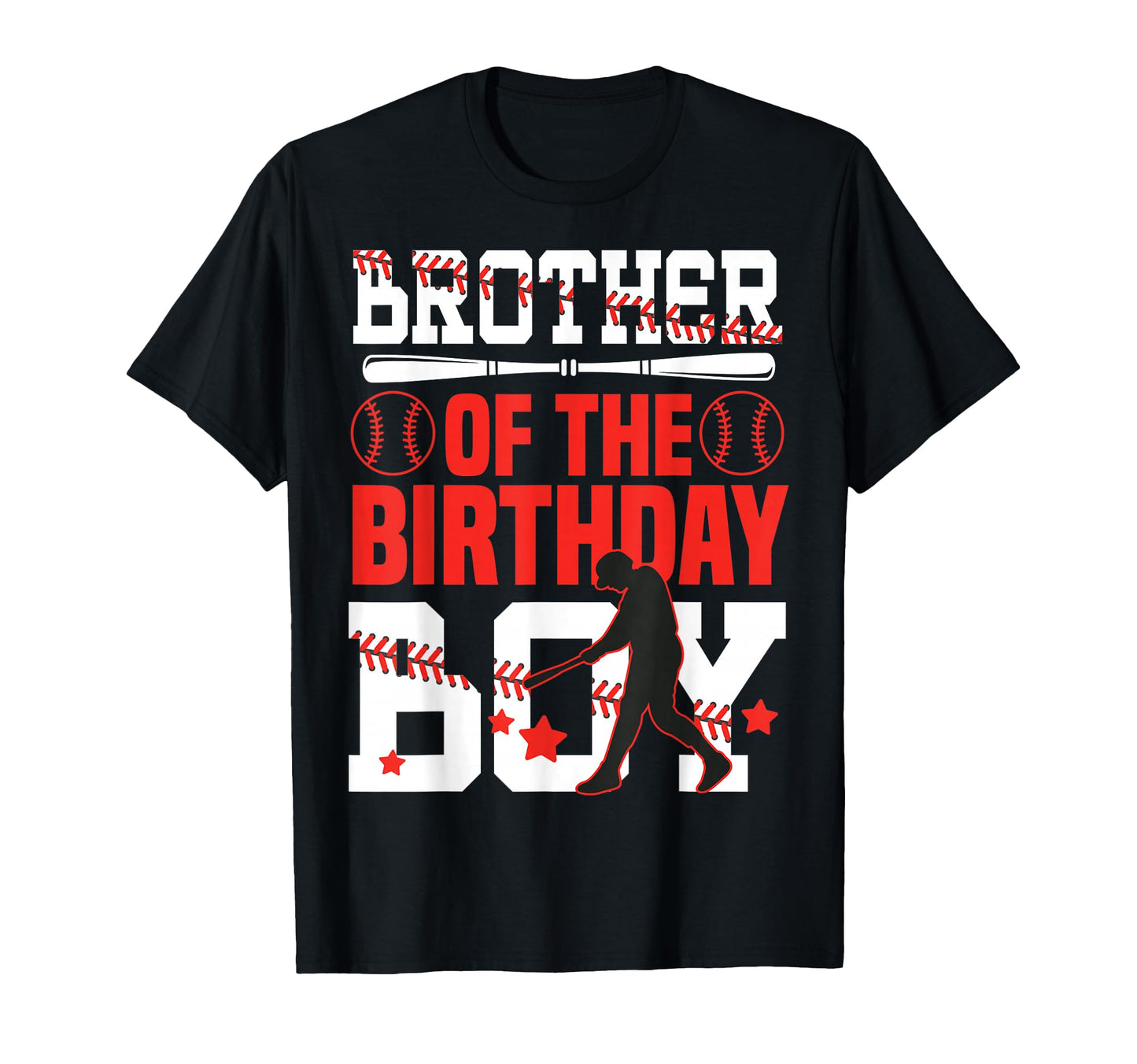 Brother Birthday Baseball Bat Ball T-Shirt - Trendy Graphic for Adults - T-Shirt, Sweatshirt, Hoodie