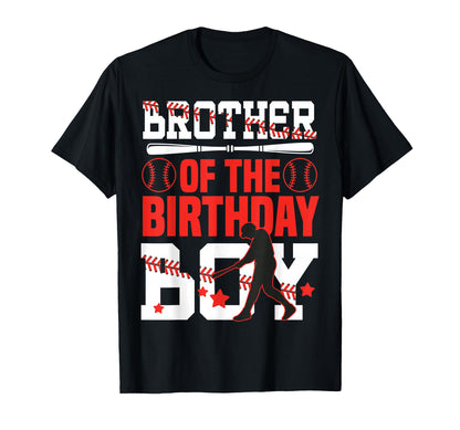 Brother Birthday Baseball Bat Ball T-Shirt - Trendy Graphic for Adults - T-Shirt, Sweatshirt, Hoodie