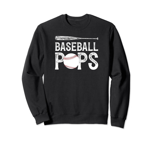 Baseball Pops Proud Grandpa Pops Sweatshirt - Aesthetic Graphic Unisex - T-Shirt, Sweatshirt, Hoodie
