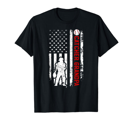 Baseball Catcher Grandpa Baseball T-Shirt - Aesthetic Graphic Unisex - T-Shirt, Sweatshirt, Hoodie