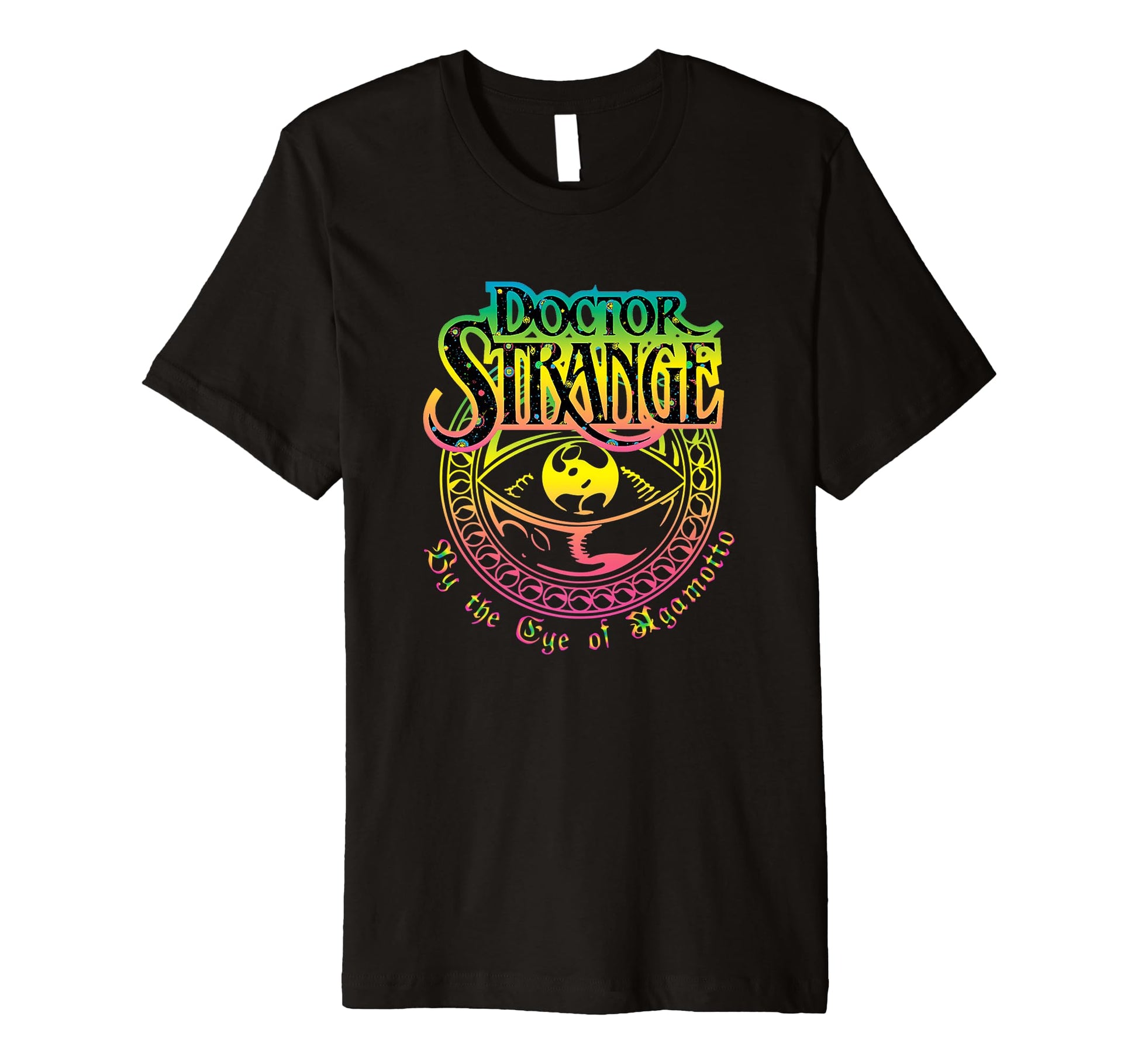 Marvel Comics Doctor Strange Rainbow T-Shirt - Unique Graphic for Adults - T-Shirt, Sweatshirt, Hoodie