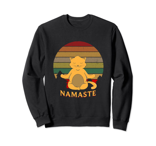 Cat Chakra Funny Peace And Love Sweatshirt - Aesthetic Graphic Men Women - T-Shirt, Sweatshirt, Hoodie