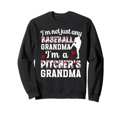 Im Baseball Pitcher Grandma Sweatshirt - Minimalist Print Men Women - T-Shirt, Sweatshirt, Hoodie