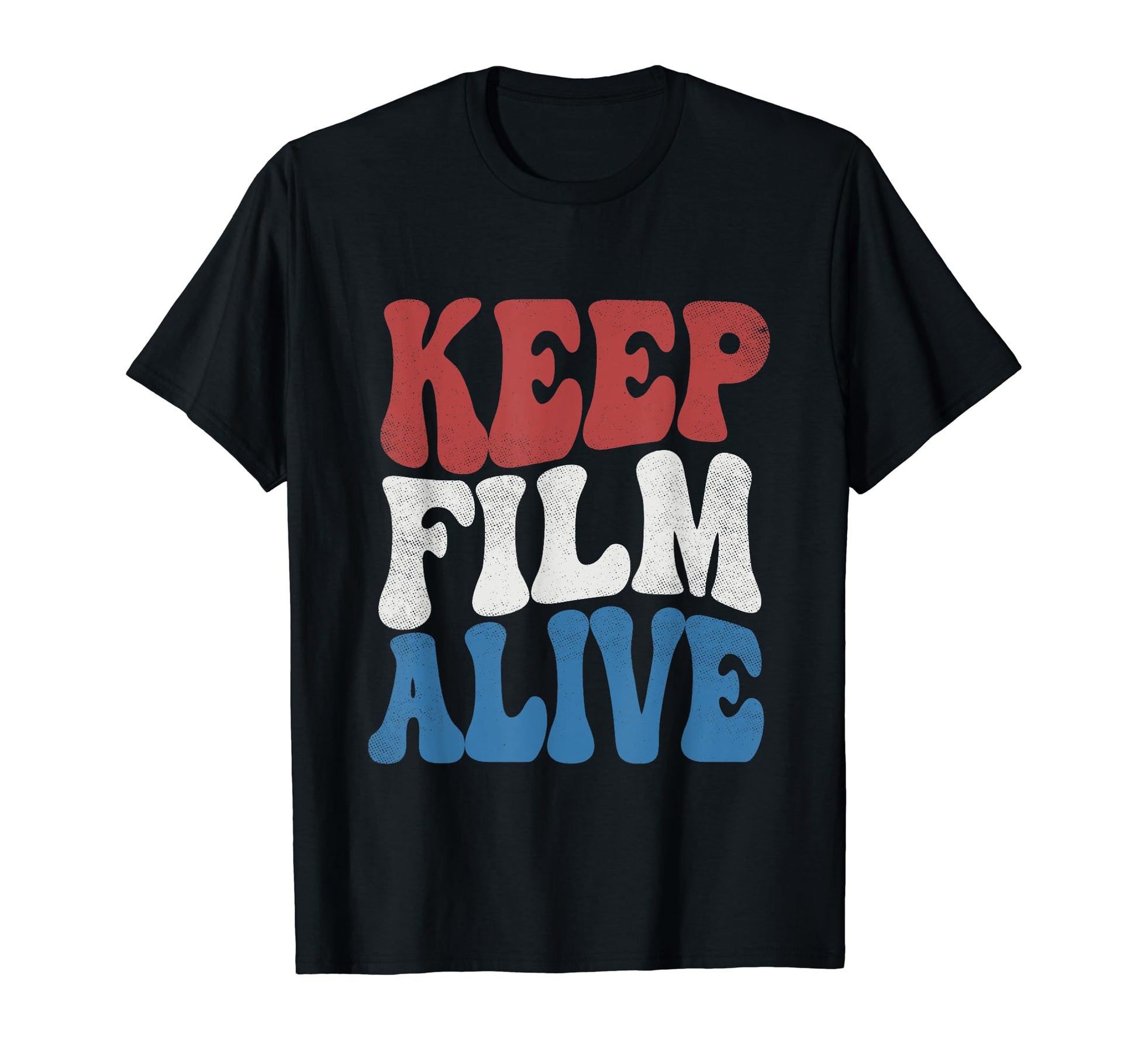 Keep Film Alive Camera Analog Film T-Shirt - Novelty Apparel for Adults - T-Shirt, Sweatshirt, Hoodie