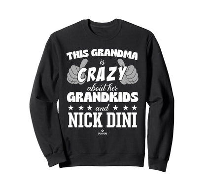 Grandma Crazy Nick Dini Prospect Sweatshirt - Custom Art Print for Adults - T-Shirt, Sweatshirt, Hoodie