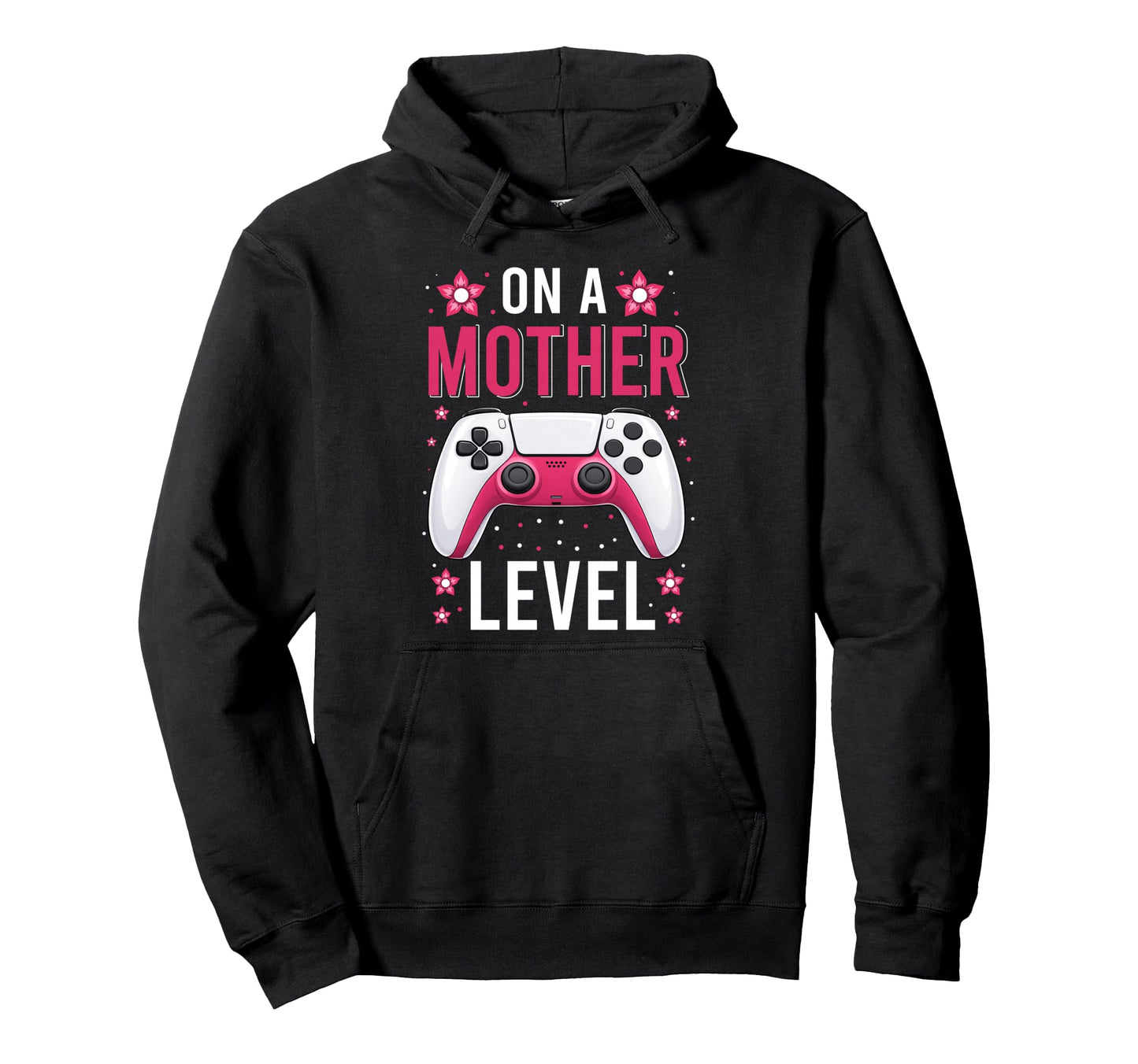 Funny Mom Gamer Gaming Mother Level Hoodie - Aesthetic Graphic Men Women - T-Shirt, Sweatshirt, Hoodie