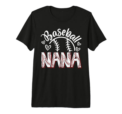 Baseball Nana Proud Loud Senior T-Shirt - Graphic Print for Adults - T-Shirt, Sweatshirt, Hoodie