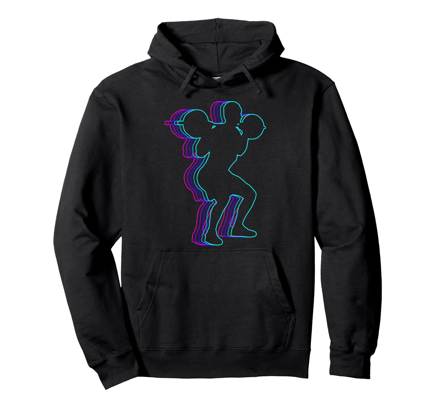 Squats Workout Gym Vaporwave Hoodie - Aesthetic Graphic Unisex - T-Shirt, Sweatshirt, Hoodie