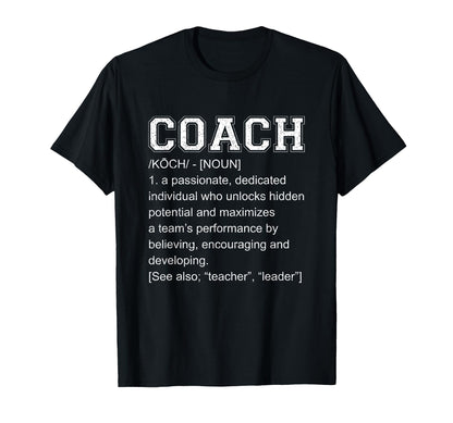 Funny Coach Definition Baseball T-Shirt - Aesthetic Graphic Men Women - T-Shirt, Sweatshirt, Hoodie