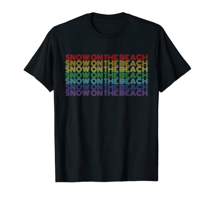 Snow Beach Rainbow Gift Music Fan T-Shirt - Graphic Print for Adults - T-Shirt, Sweatshirt, Hoodie