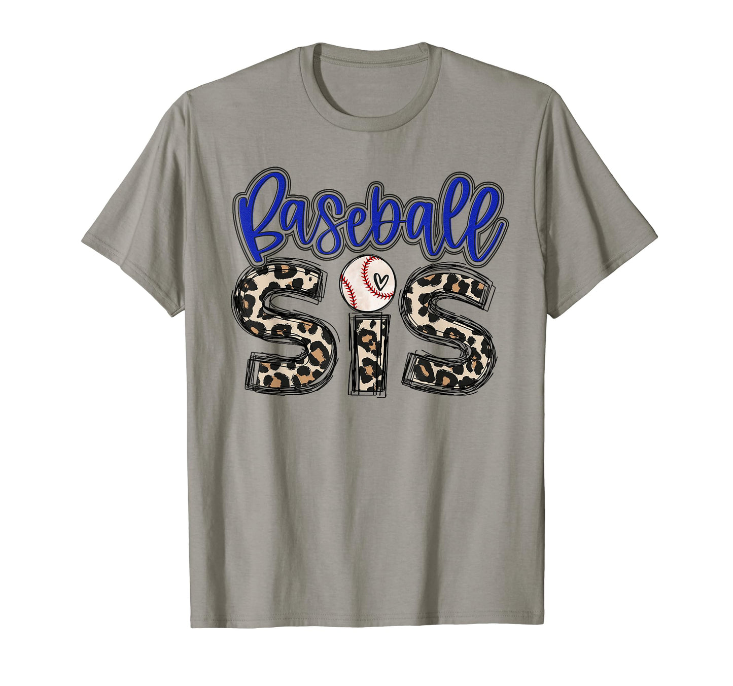 Baseball Sister Leopart Baseball Sis T-Shirt - Aesthetic Graphic Unisex - T-Shirt, Sweatshirt, Hoodie