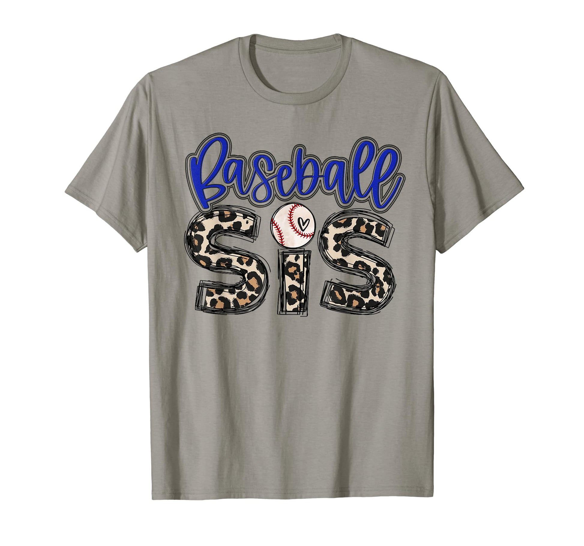 Baseball Sister Leopart Baseball Sis T-Shirt - Aesthetic Graphic Unisex - T-Shirt, Sweatshirt, Hoodie