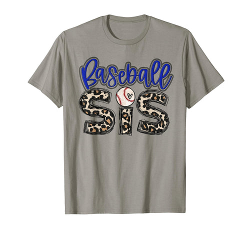 Baseball Sister Leopart Baseball Sis T-Shirt - Aesthetic Graphic Unisex - T-Shirt, Sweatshirt, Hoodie