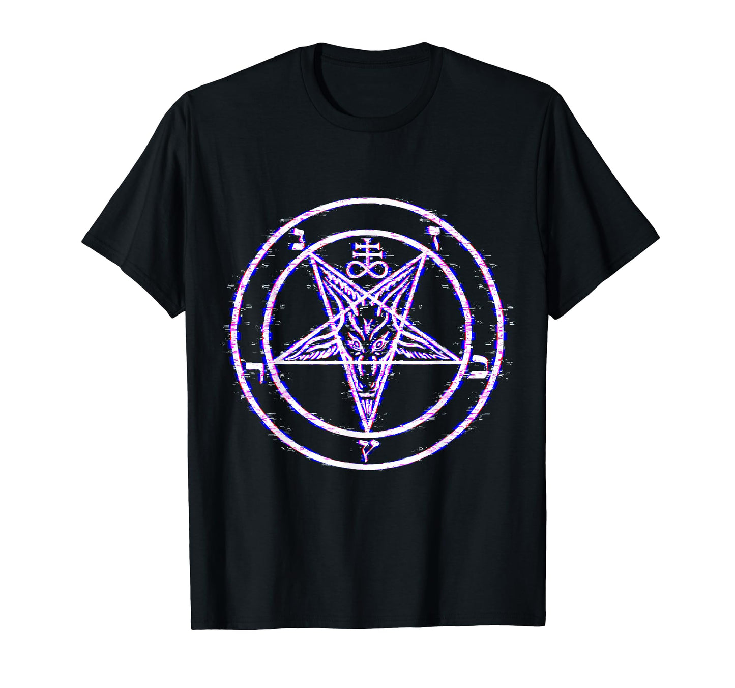 Satan Pentagram Baphomet Vaporwave T-Shirt - Aesthetic Graphic Unisex - T-Shirt, Sweatshirt, Hoodie