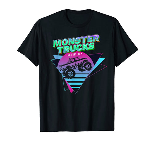 Vaporwave Monster Truck Are My Jam T-Shirt - Trendy Graphic Unisex - T-Shirt, Sweatshirt, Hoodie