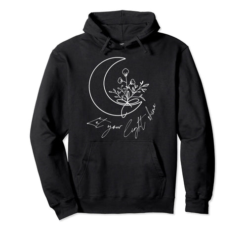 Let Your Light Shine Boho Peace Hoodie - Casual Everyday Wear Men Women - T-Shirt, Sweatshirt, Hoodie