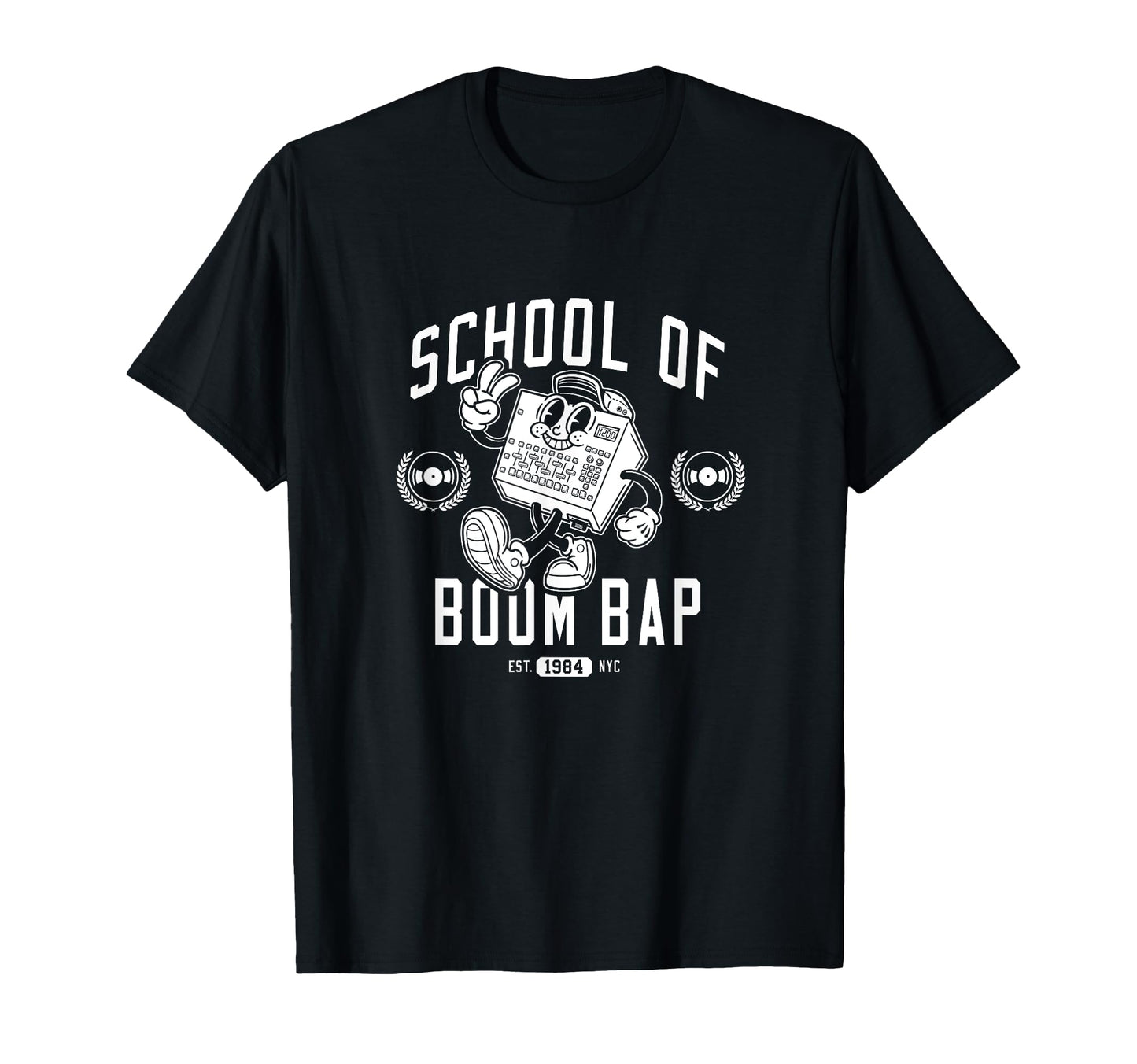 Drum Machine Character T-Shirt - Aesthetic Graphic Unisex - T-Shirt, Sweatshirt, Hoodie