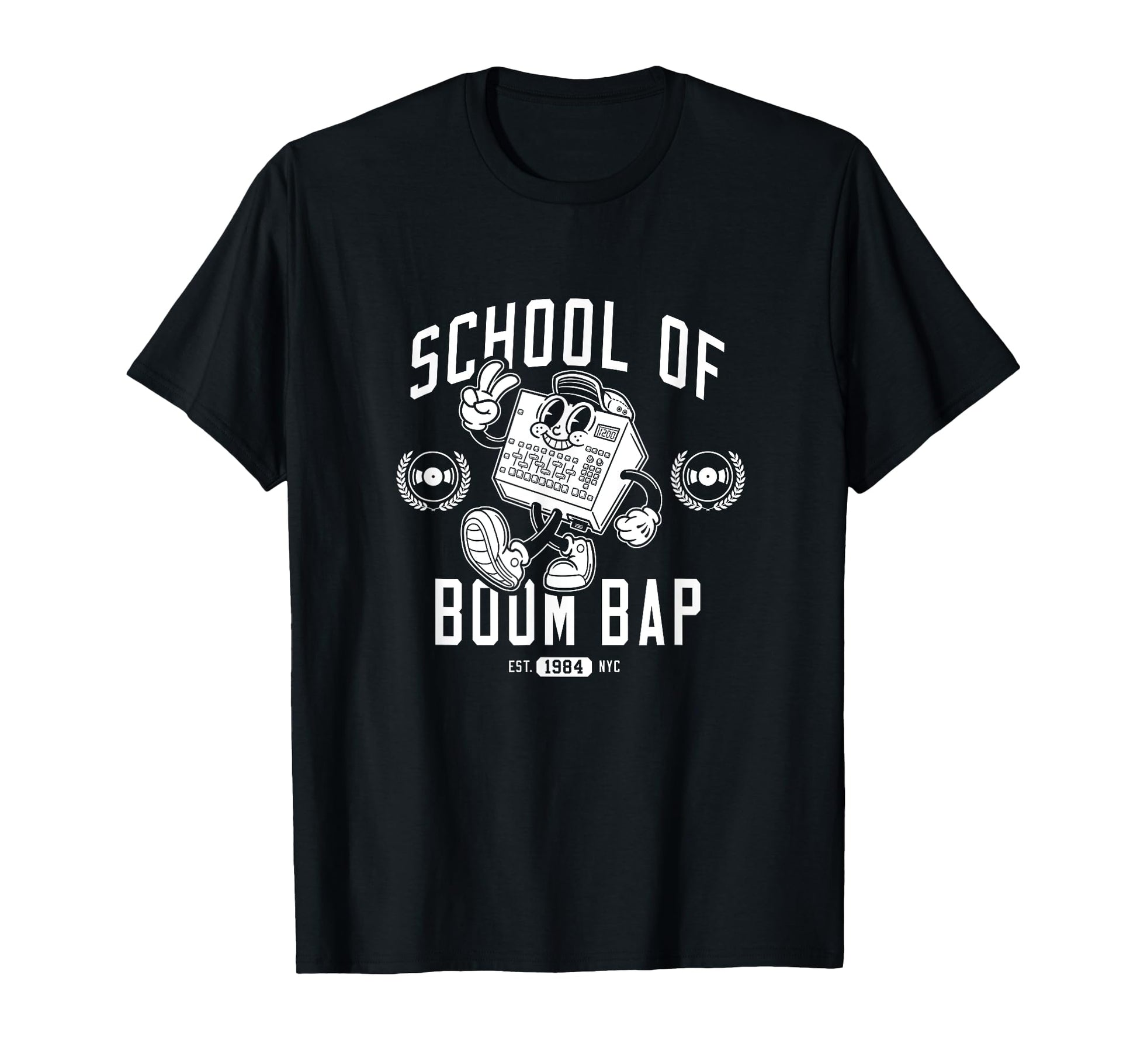 Drum Machine Character T-Shirt - Aesthetic Graphic Unisex - T-Shirt, Sweatshirt, Hoodie