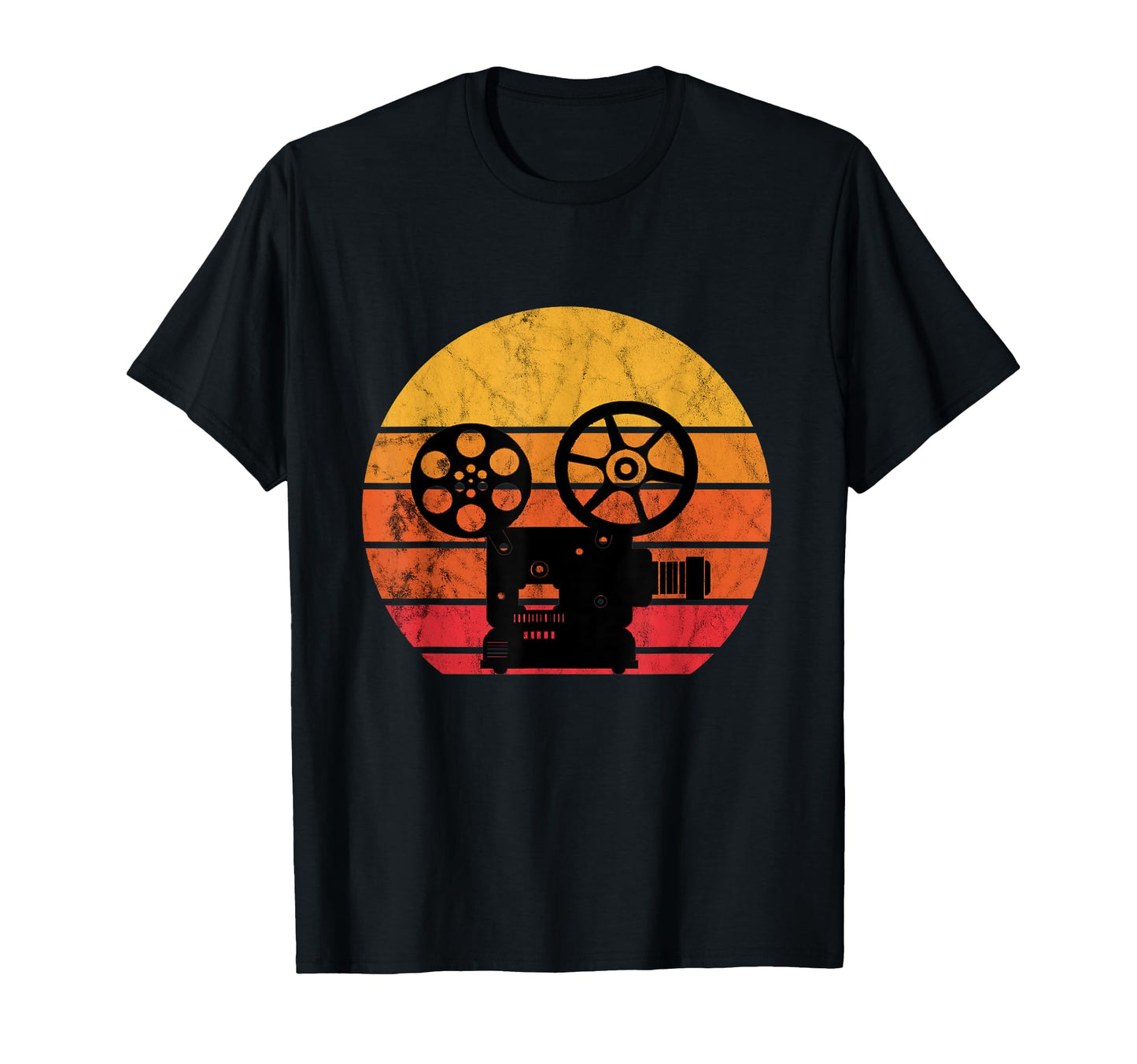 Filmmaker Camera Lover Sunset Film T-Shirt - Graphic Print Men Women - T-Shirt, Sweatshirt, Hoodie