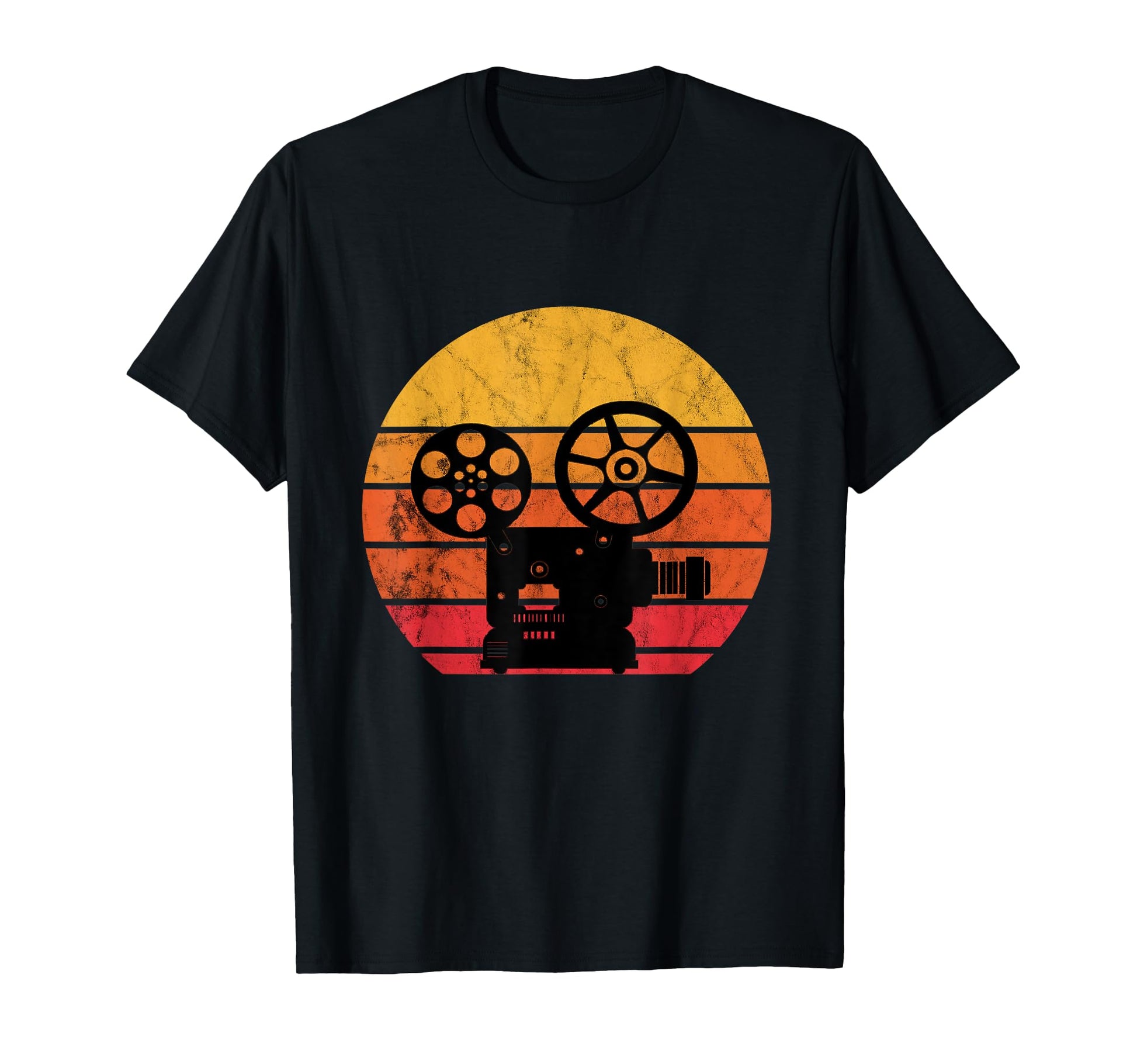 Filmmaker Camera Lover Sunset Film T-Shirt - Graphic Print Men Women - T-Shirt, Sweatshirt, Hoodie