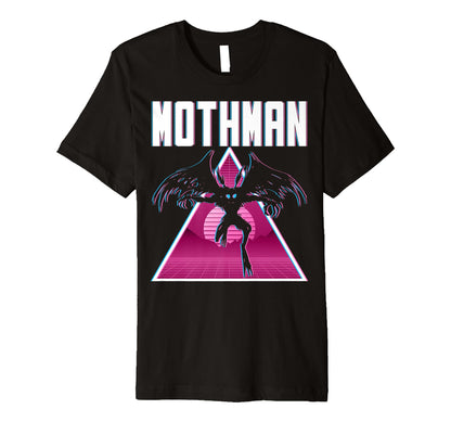 Vaporwave Aesthetic Mothman T-Shirt - Aesthetic Graphic for Adults - T-Shirt, Sweatshirt, Hoodie
