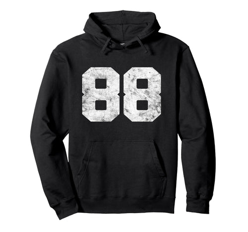 Lucky Number 88 Birthday Sports Player Hoodie - Custom Art Print Men Women - T-Shirt, Sweatshirt, Hoodie