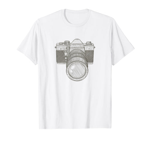 Photographer Camera T-Shirt - Graphic Print Men Women - T-Shirt, Sweatshirt, Hoodie